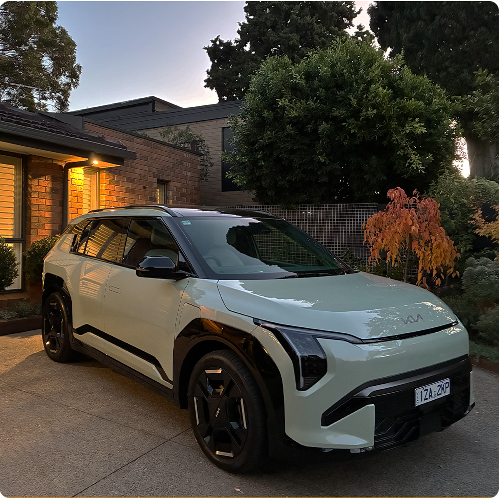 Kia EV3 porch